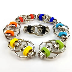 Metal Key Chain Decompression Chain Fidget Cube Vent Toy