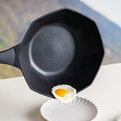 Nonstick Octagonal Frying Pan with Lid - Outdoor Cooking Supplies