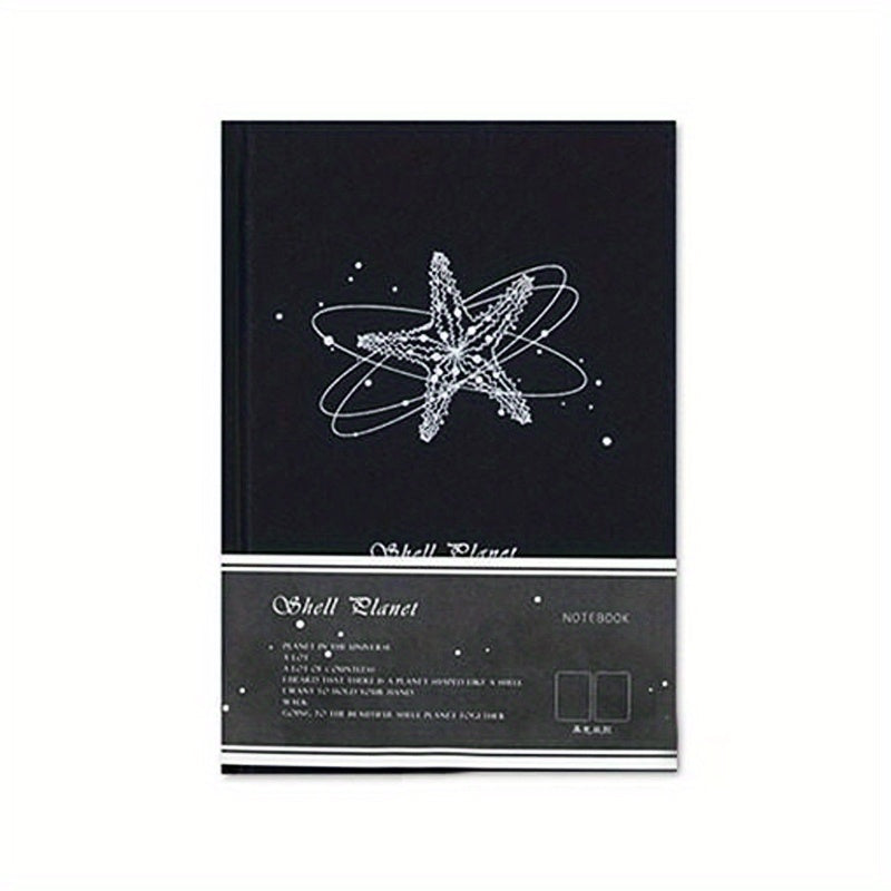Gothic Starry Shell Starfish Journal Notebook