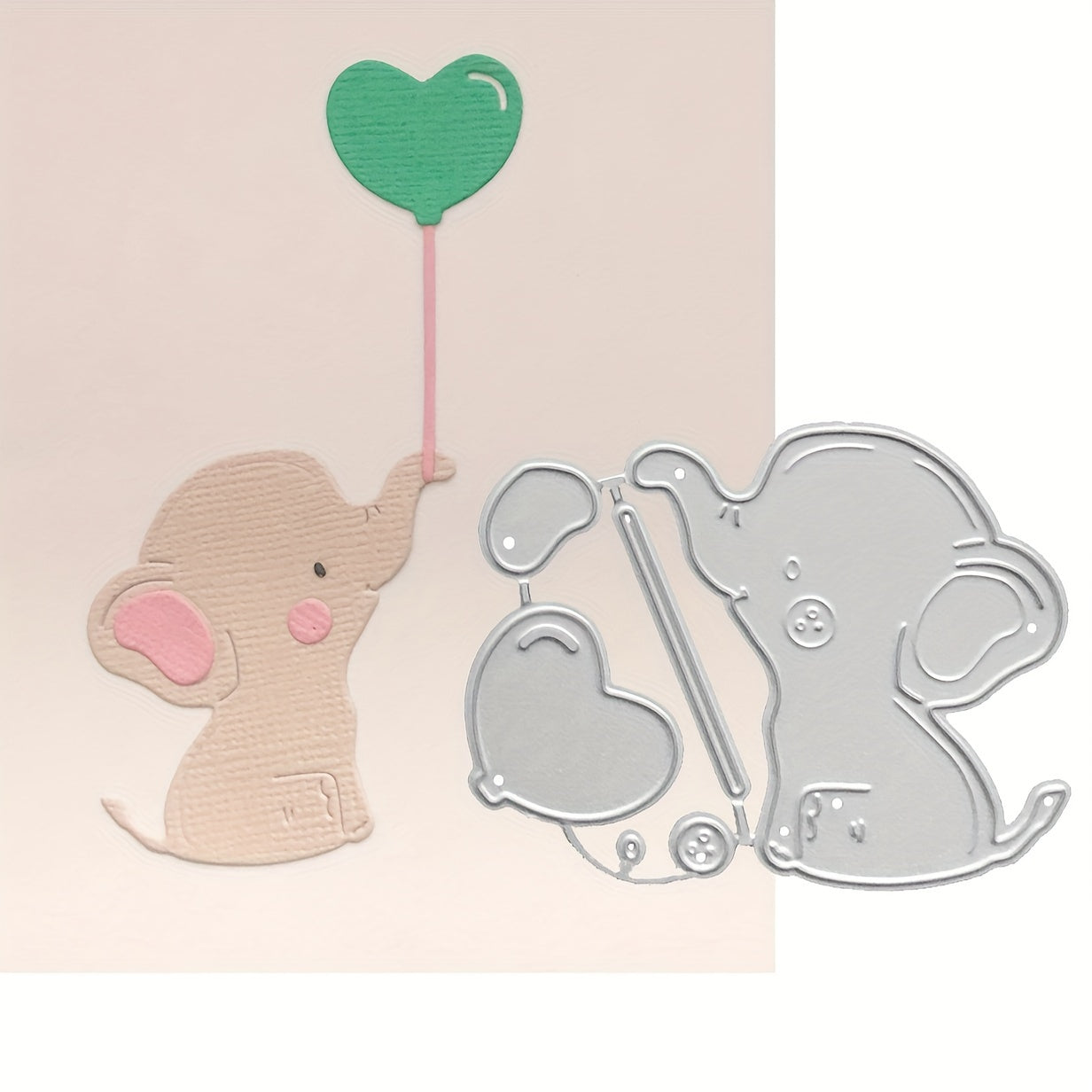 Elephant Animal Metal Cutting Dies for Scrapbooking
