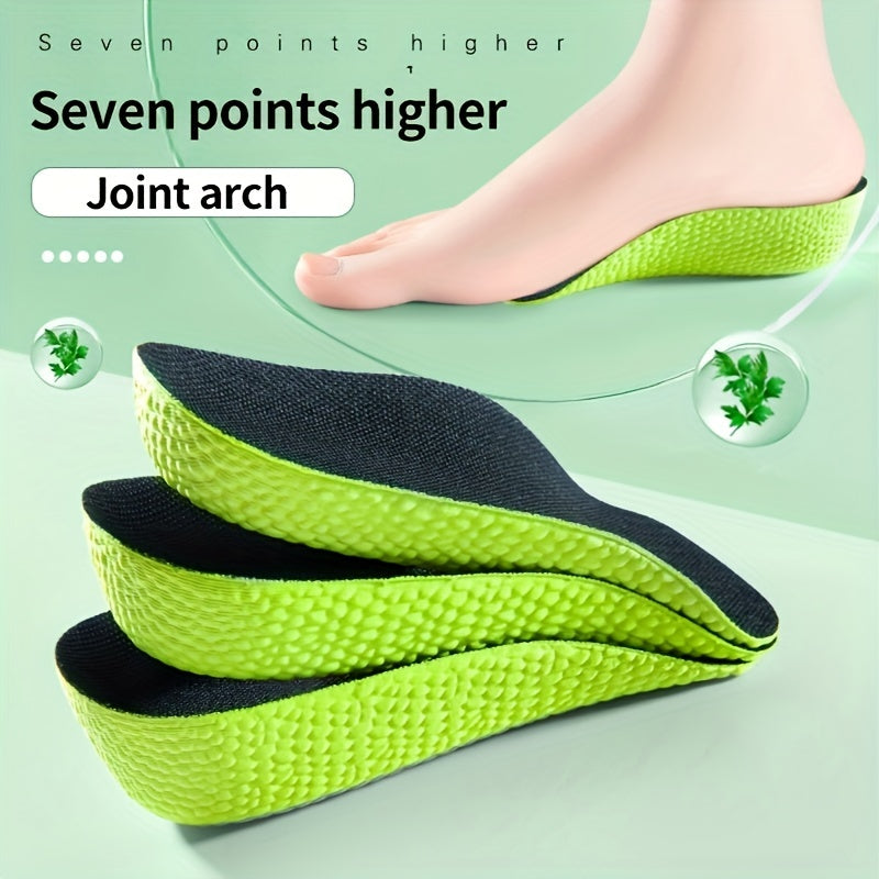 Height Increase Insoles Men Women Orthopedic Insoles Heel Lift Shoe Pads