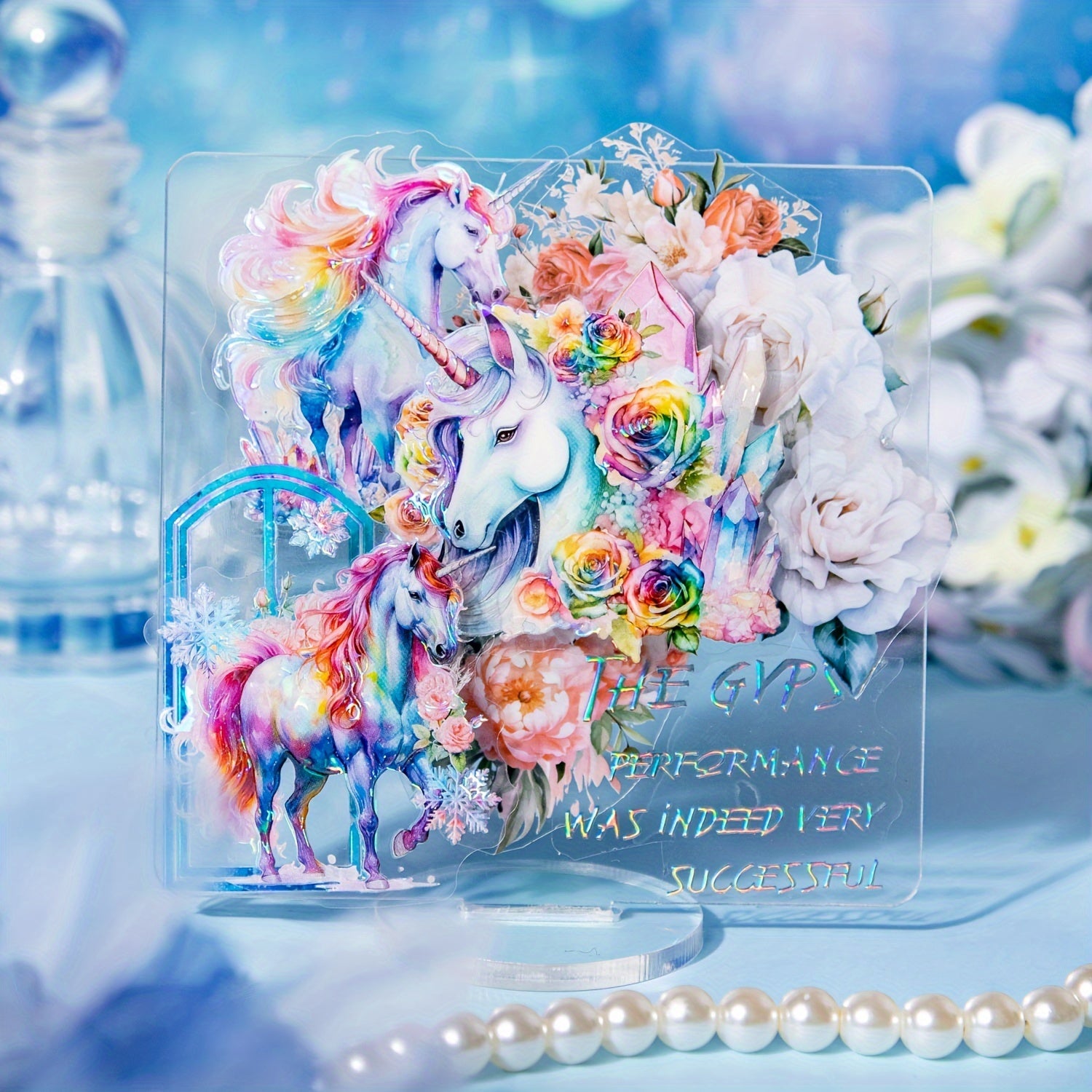 10pcs Unicorn Mystery Series Stickers for Journal Decoration