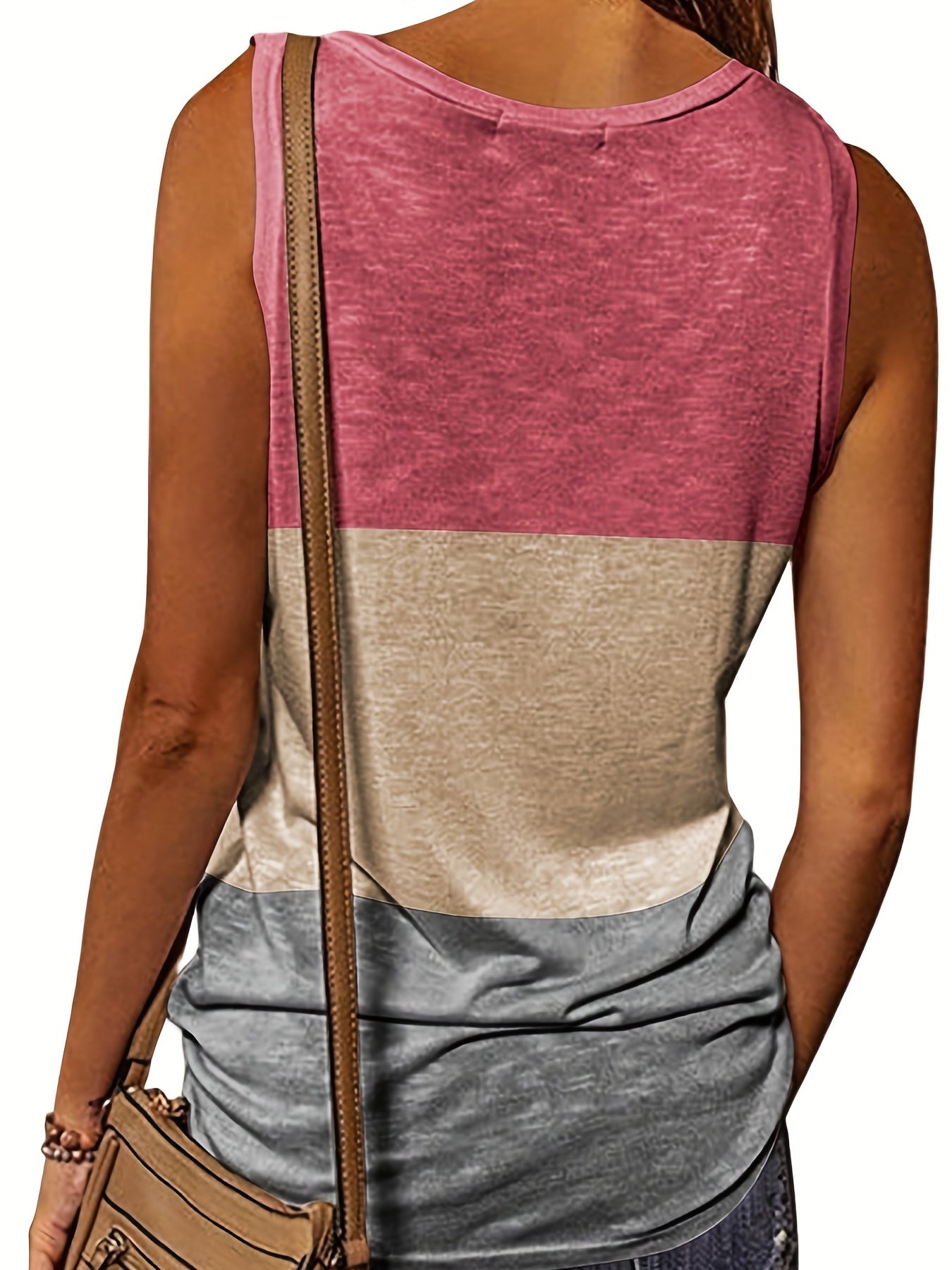 Casual Zip V-Neck Tank Top Women