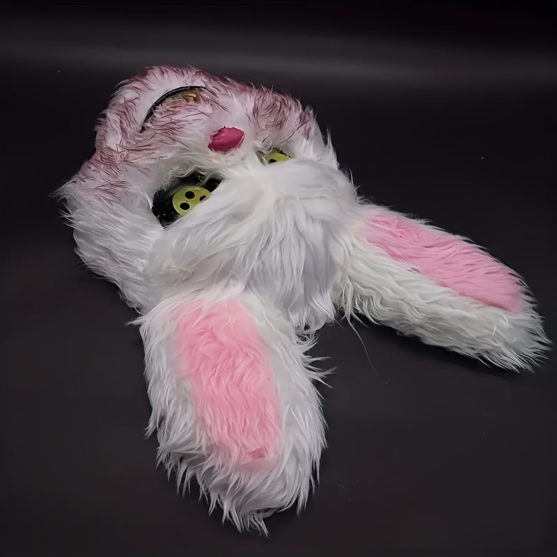 Evil Stuffed Bunny Mask Halloween Costume Party Props