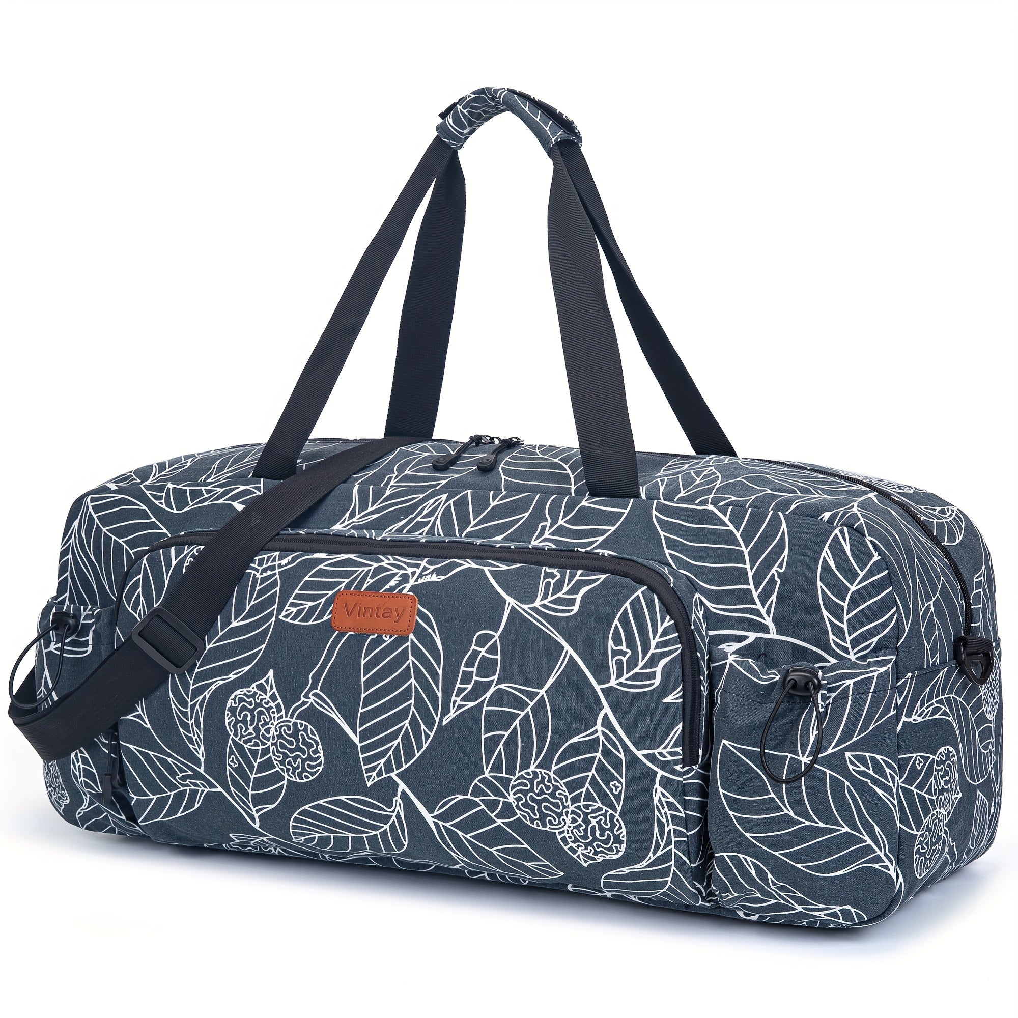 Canvas Yoga Mat Storage Bag Large Capacity Gym Fitness Bag