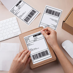 Waterproof 4x6 Sticker Labels, 1000 Labels Per Stack