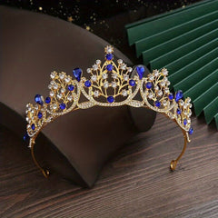 Baroque Style Crown Bridal Headband Wedding Accessories