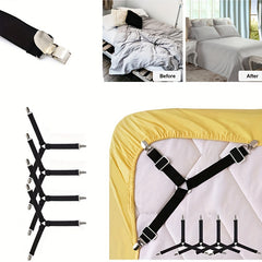 Adjustable Bed Sheet Fixers Sofa Tablecloth Clips Anti-slip Sheet Buckles