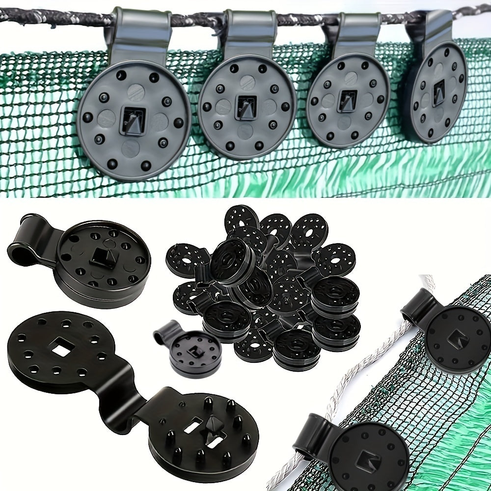 50 Heavy Duty Lock Grips Shade Cloth Plastic Clips Greenhouse Clamp