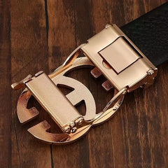 Men's Business Automatic Buckle Leather Belt