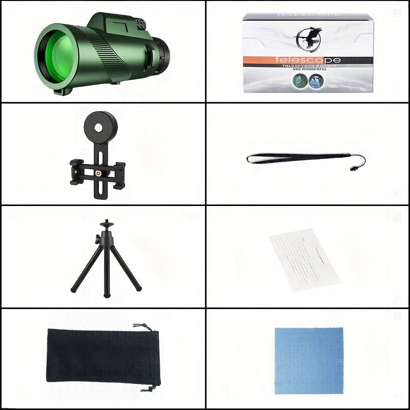 Powerful Monocular Telescope Ultra Long Distance for Outdoor Bird Watching