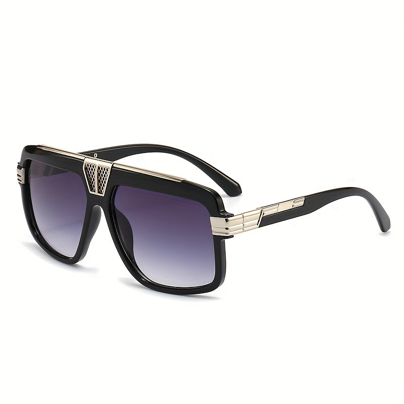 Men's Retro Sunglasses UV Protection Outdoor Beach Holiday Glasses Box