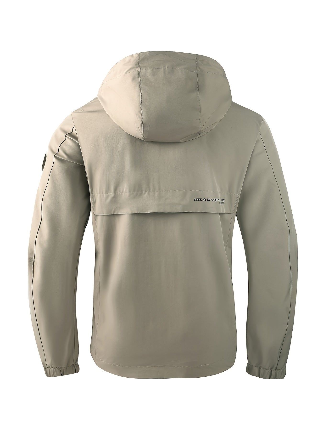 Men's Casual Windbreaker Hooded Jacket With Pockets