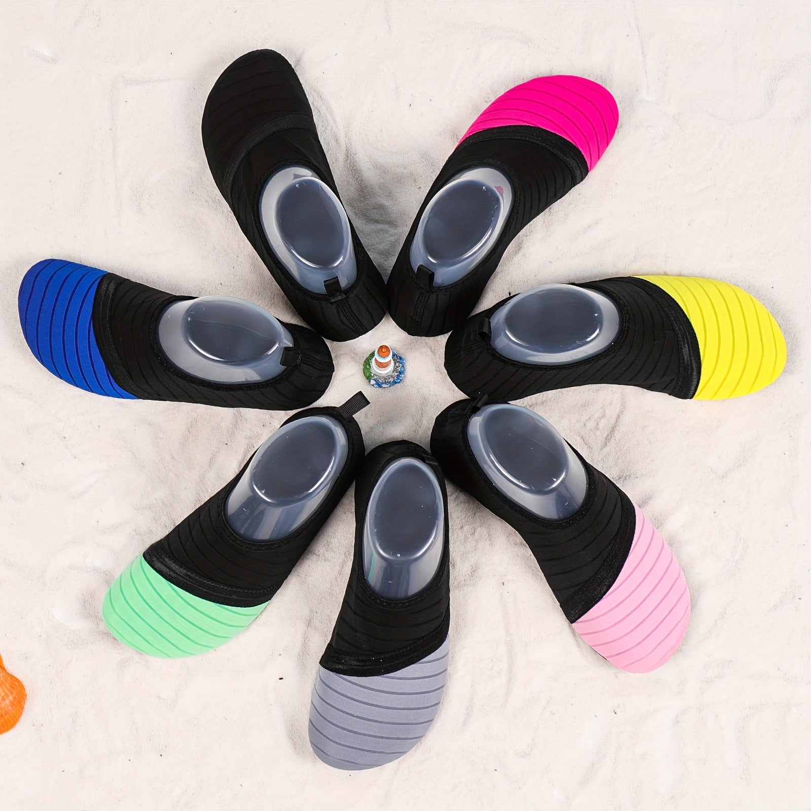 Unisex Barefoot Slip On Water Shoes Non slip Lightweight Quick Dry Aqua Shoes
