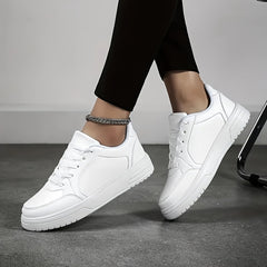 Women's Solid Casual Skate Shoes Lightweight Low Top Sport Shoes