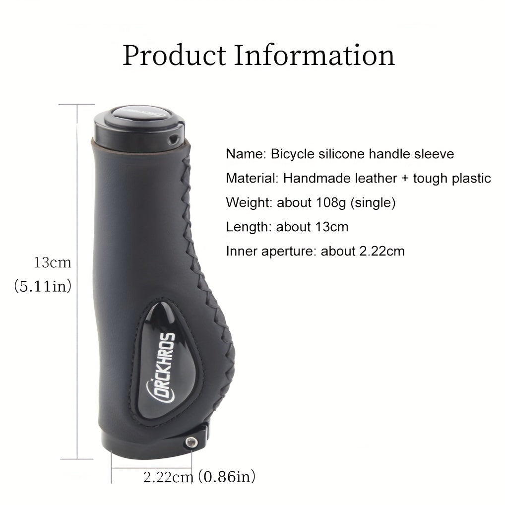 Soft Silicone Handlebar Grips for Mountain Road Cycling