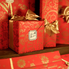 6pcs Holiday Gift Wrapping Papers Universal Decoration Paper