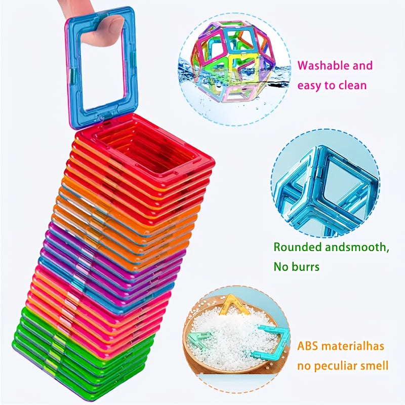Multicolor Magnetic Building Blocks Set