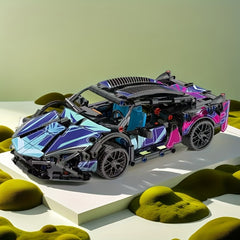 1850pcs Racing Car Building Block Set for Holidays Birthdays