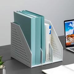 Bookshelf Standing File Holder Book Organizer for Thick Books