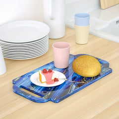 Silicone Resin Mold Food Serving Tray with Handle