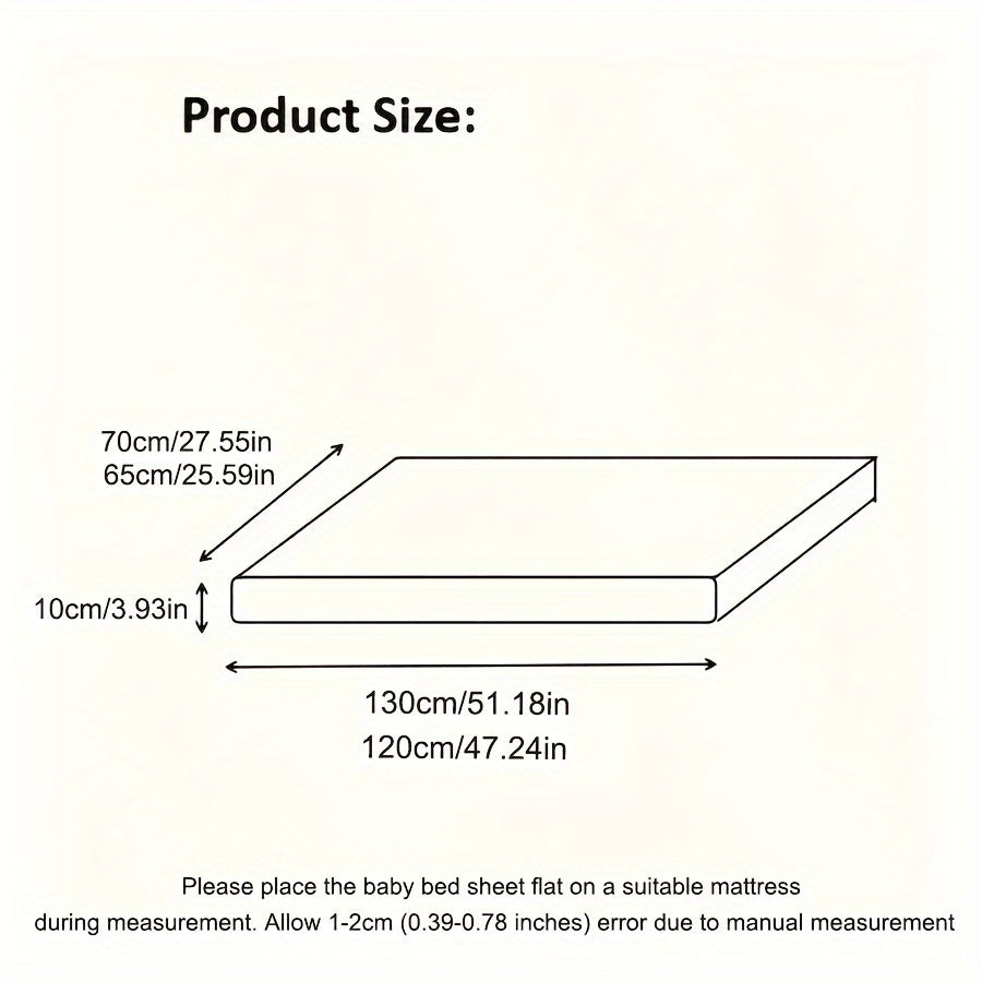 Boobee Ultra Soft Knitted Polyester Fitted Crib Sheet Animal Print