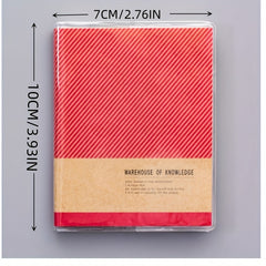 Mini Notebook with Rubber Cover for Students