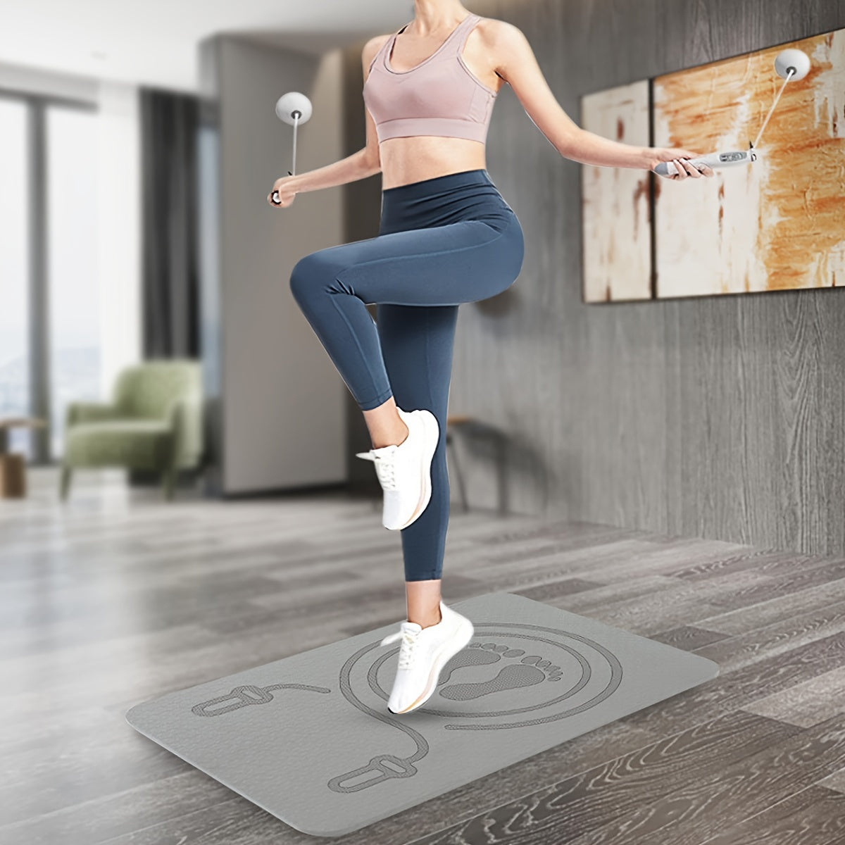 Small Size Yoga Mat 38x58x42cm TPE Non-slip Yoga Mat