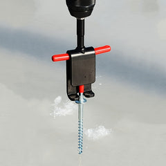 Ice Anchor Drill Adapter for Setting Up Ice Fishing Shelter Tent