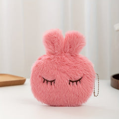 Plush Chicken Rabbit Coin Purse Small Storage Bag