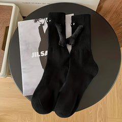 Creative Funny Socks with Magnetic Hand Dolls
