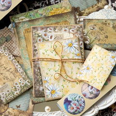 6pcs Retro Round Stickers Envelop Greeting Card Gift Birthday