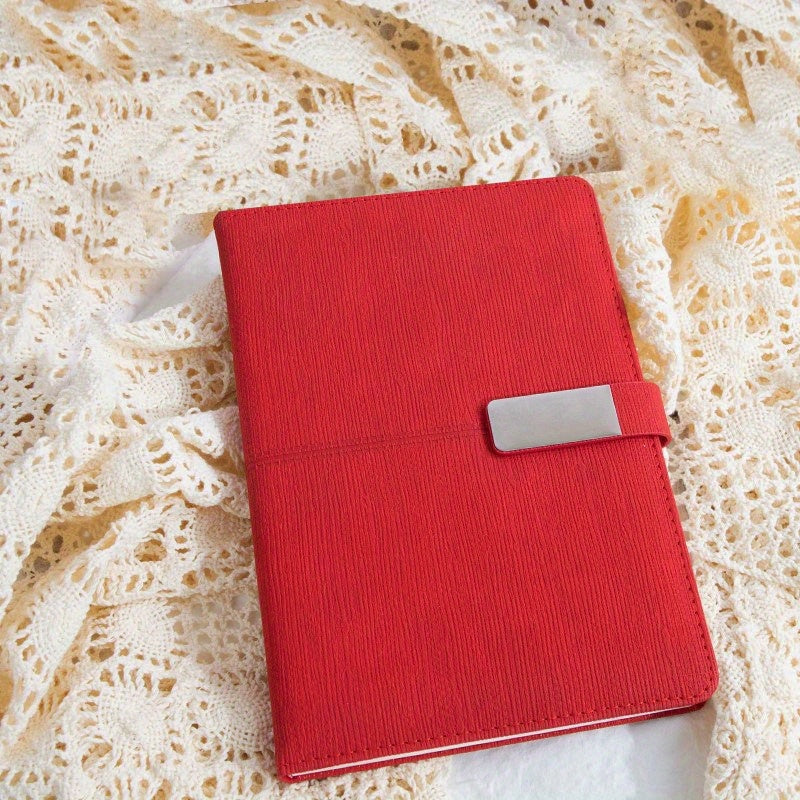 Vintage Sketchbook PU Hardcover Magnetic Notebook 200 Sheets