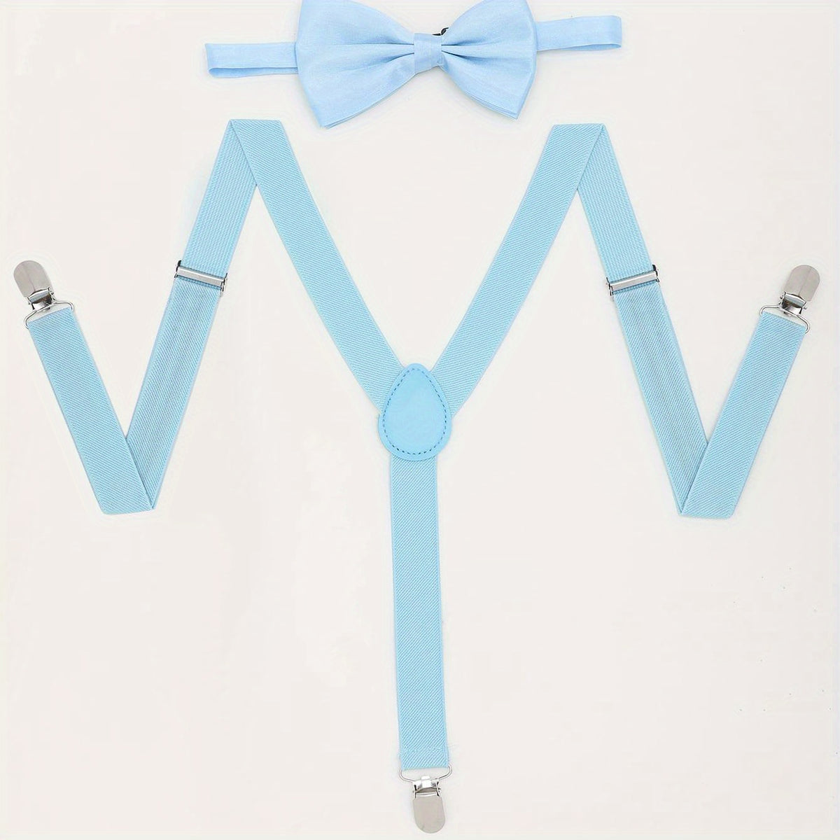 Men's Suspenders Bow Tie Set for Formal Occasions