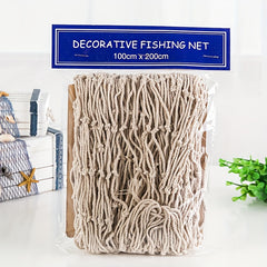 Fishing Net Decoration Wall Fishing Net Thick Thread Hemp Rope Shell Net