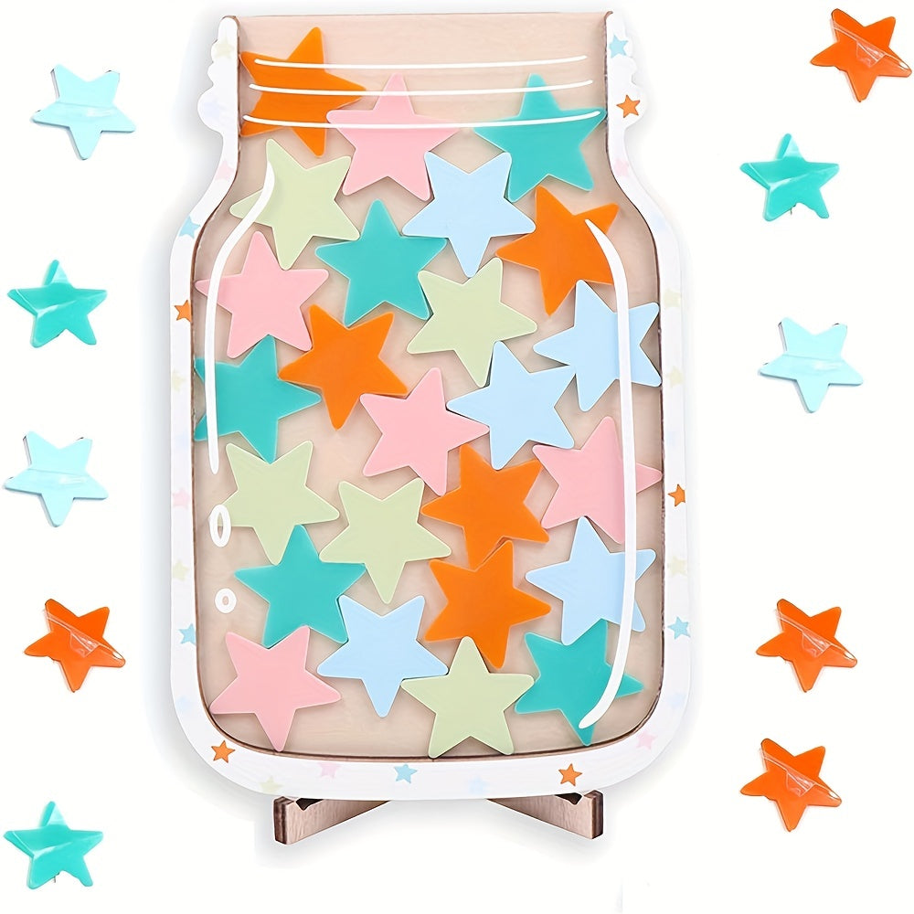 Student Incentive Jar Classroom Reward Board Star Decor