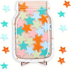 Student Incentive Jar Classroom Reward Board Star Decor