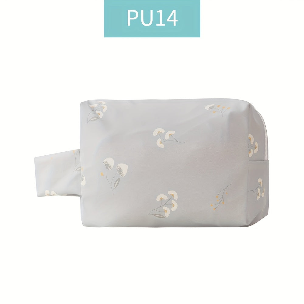 Portable Cosmetic Bag with Zipper Toiletry Wash Bag