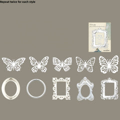 20pcs Hollow Butterfly Photo Frame European Style Decoration