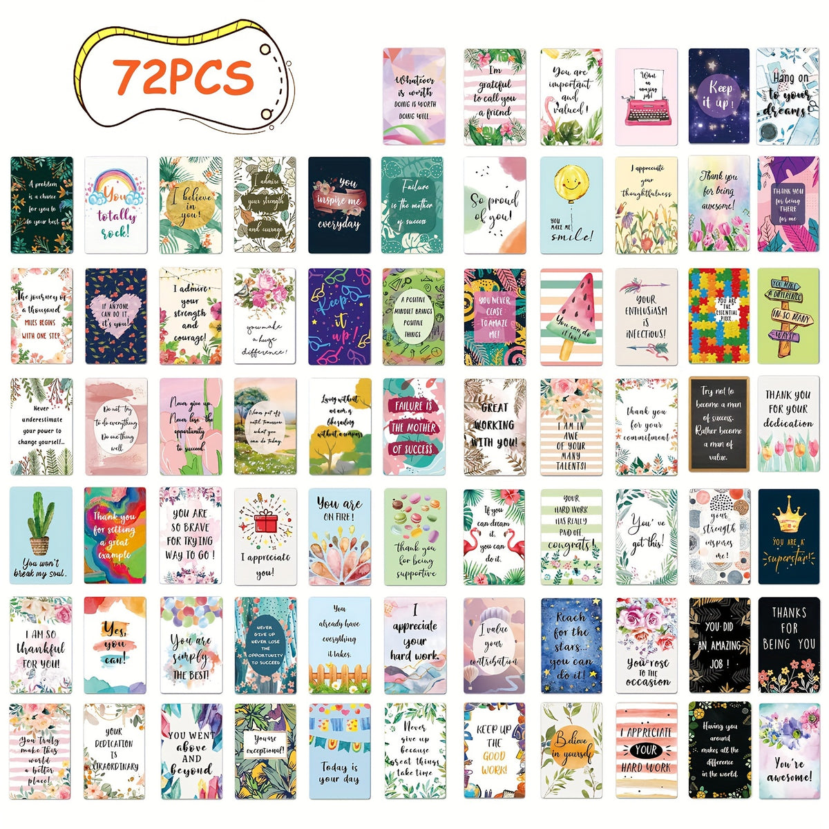 Positive Affirmation Cards for Daily Motivation