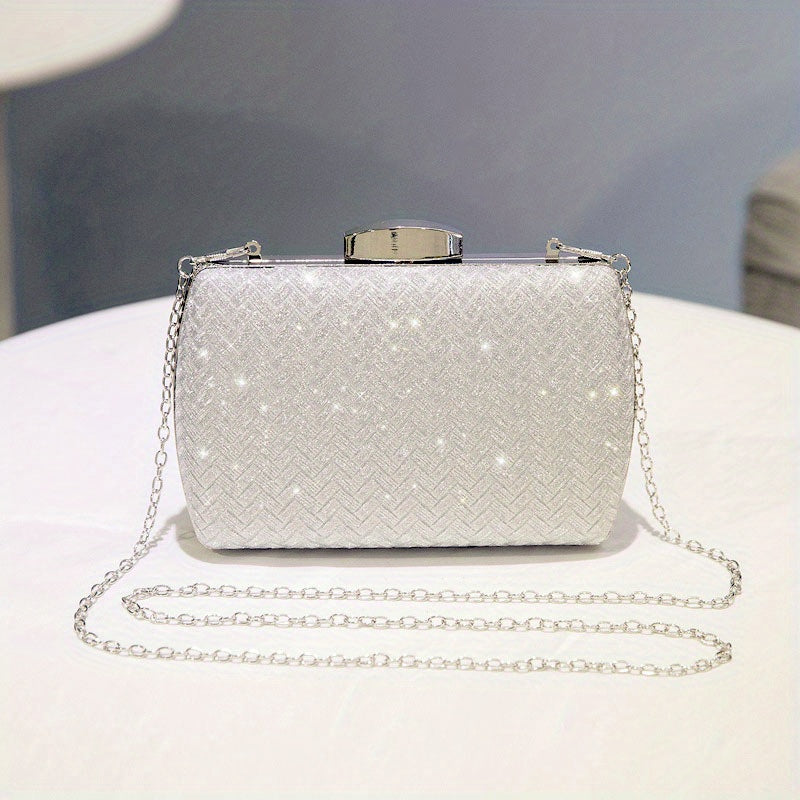 Glitter Clutch Bag Rhinestone Evening Bag Minaudiere & Purse