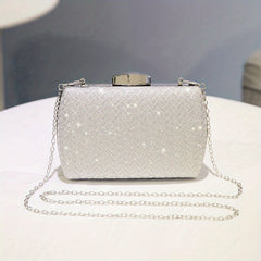 Glitter Clutch Bag Rhinestone Evening Bag Minaudiere & Purse