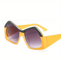 Y2K Oversized Irregular Sunglasses UV400 Shades Decorative Glasses