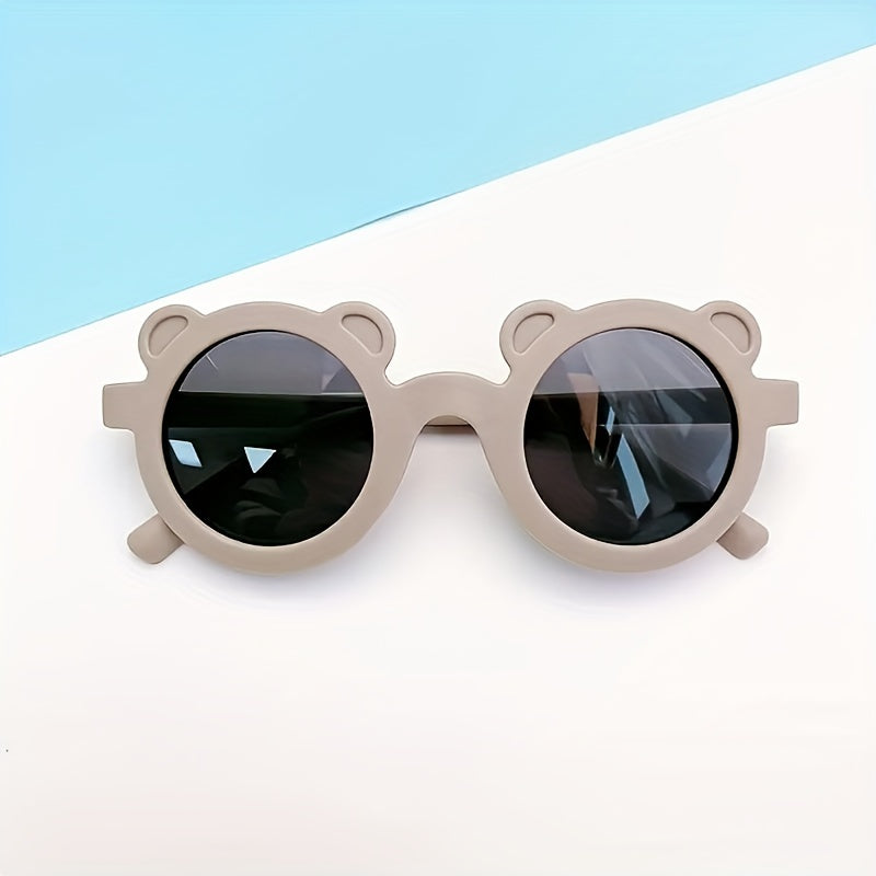 Cartoon Bear Round Sunglasses UV Protection Kids Accessories
