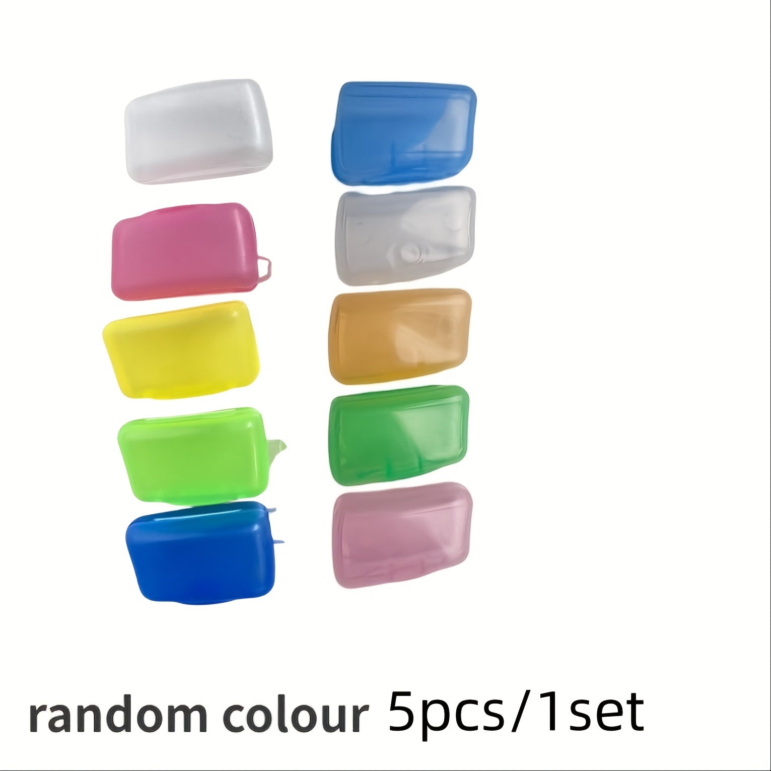 5pcs Toothbrush Head Cover Case Box ToothBrush Protector Cap Holder