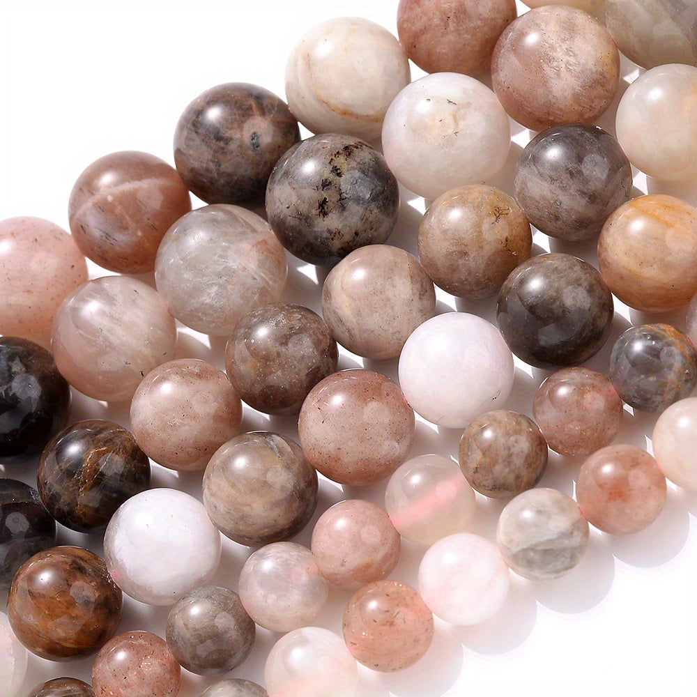 Moon Stone Bead Crystal Quartz Spacer Beads for Jewelry Making DIY Bracelet 8MM