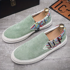 Men's Slip On Canvas Shoes Lightweight Casual Flats