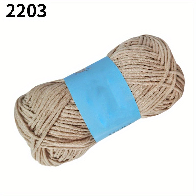 Soft Cotton Acrylic Blend Yarn 2mm for DIY Hats Scarves Coats
