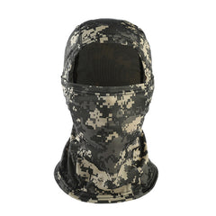 Camouflage Balaclava Outdoor Fishing Hood Face Mask Metallic Cover Scarf