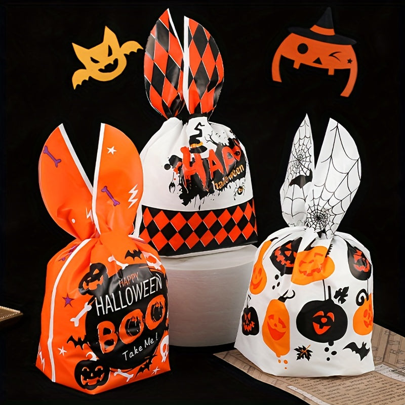 5 Pcs Cartoon Halloween Storage Pouch Candy Bags